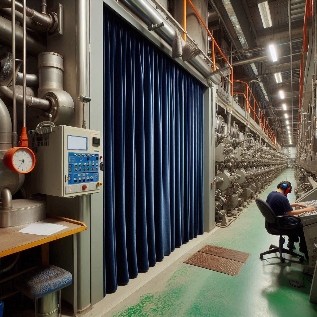 Industrial soundproof curtains